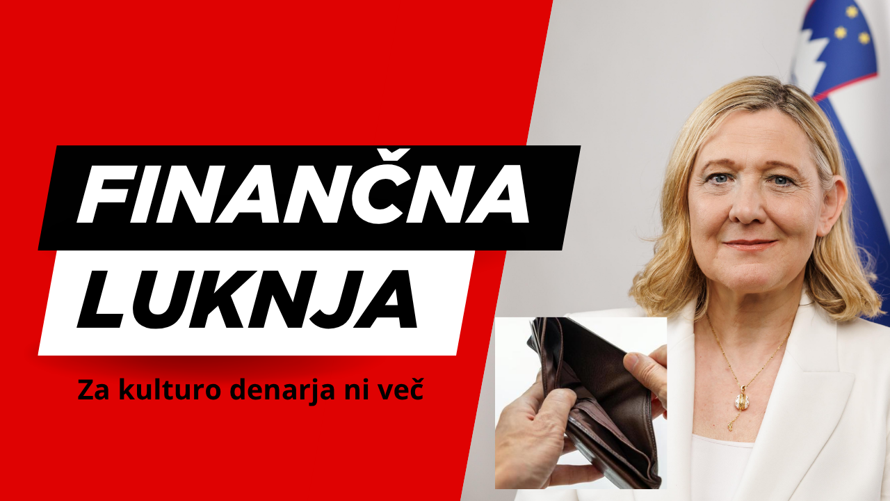 NIČ VEČ DENARJA ZA KULTURO